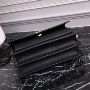 Saint Laurent Kate Chain Bag Small Black Gold Hardware Exact Size Unknown 219