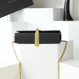 Saint Laurent Kate Chain Bag Small Black Gold Hardware Exact Size Unknown 257