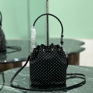 Prada ReNylon Backpack Small Black Silver Hardware