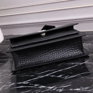 Saint Laurent Kate Chain Bag Small Black Silver Hardware Exact Size Unknown 216