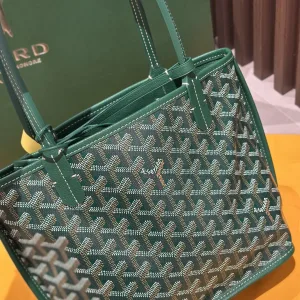 Goyard Anjou Mini Tote Bag Small Green 20cm