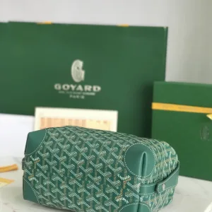 Goyard Boeing 25 Toiletry Bag Small Green 25cm