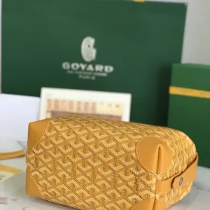 Goyard Boeing 25 Toiletry Bag Small Yellow 25cm