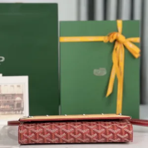 Goyard Plumet Pocket Wallet Small Pink 20cm