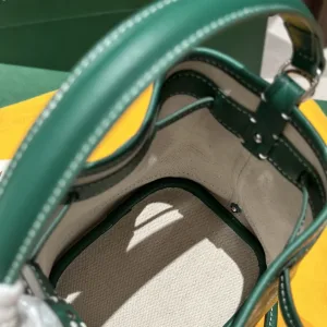 Goyard Saigon Mini Bucket Bag Small Green 20cm