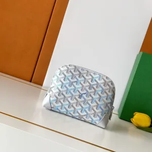 Goyard Senat Pouch Small White 20cm 2