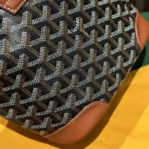 Goyard Vendome Mini Tote Bag Small Black Brown 24cm