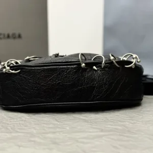 Balenciaga Le Cagole Shoulder Medium Black Studded Chain 30cm