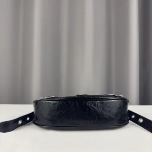 Balenciaga Le Cagole Shoulder Mini Black Studded 20cm