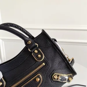 Balenciaga Le City Mini Black Gold Hardware 24cm