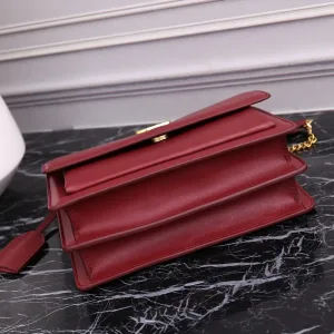 Saint Laurent Kate Chain Bag Small Red Gold Hardware Exact Size Unknown 221