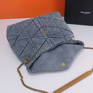 Saint Laurent Kate Chain Bag Small Tan Gold Hardware Exact Size Unknown 015