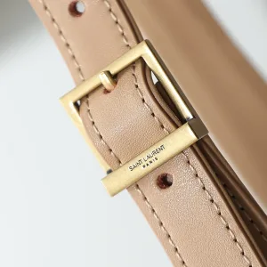 Saint Laurent Le 5 A 7 Hobo Bag Medium Tan Gold Hardware Exact Size Unknown 070