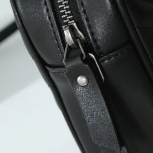 Saint Laurent Camera Bag Small Black Silver Hardware Exact Size Unknown 120