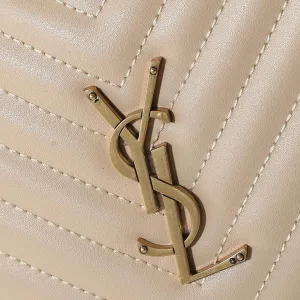 Saint Laurent Camera Bag Small Gray Gold Hardware Exact Size Unknown 117