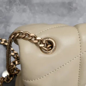 Saint Laurent LouLou Shoulder Bag Medium Gray Gold Hardware Exact Size Unknown 028