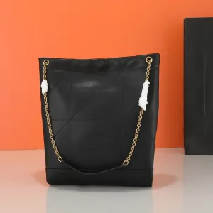 Saint Laurent Drawstring Shoulder Bag Medium Black Gold Hardware Exact Size Unknown 007