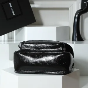 Saint Laurent Niki Messenger Bag Medium Black Silver Hardware Exact Size Unknown 255