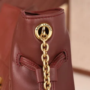 Saint Laurent Niki Messenger Bag Medium Red Gold Hardware Exact Size Unknown 201