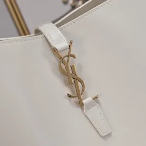 Saint Laurent Sac De Jour Satchel Medium Gray Gold Hardware Exact Size Unknown 017