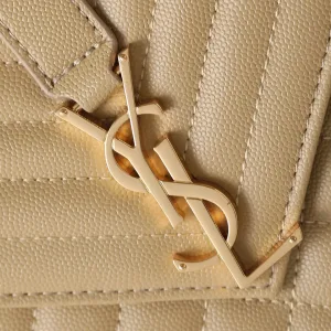 Saint Laurent Shopping Tote Bag Large Beige Gold Hardware Exact Size Unknown 091