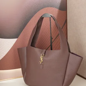 Saint Laurent Shopping Tote Bag Large Red Gold Hardware Exact Size Unknown 135