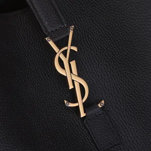 Saint Laurent Shopping Tote Bag Large Tan Gold Hardware Exact Size Unknown 018