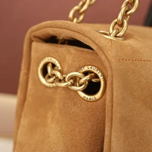 Saint Laurent Shopping Tote Bag Large Tan Gold Hardware Exact Size Unknown 136