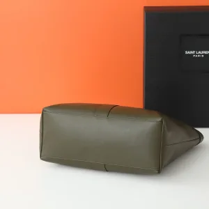 Saint Laurent Shopping Tote Bag Large Tan Gold Hardware Exact Size Unknown 249