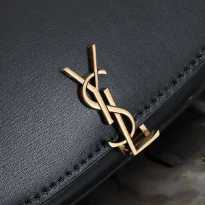 Saint Laurent Shoulder Bag Medium Gray Gold Hardware Exact Size Unknown 038