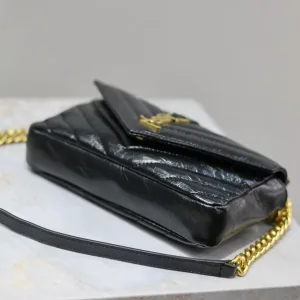Saint Laurent Vanity Camera Bag Small Gray Gold Hardware Exact Size Unknown 030