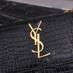 Saint Laurent Kate Chain Bag Small Black Gold Hardware Exact Size Unknown 215