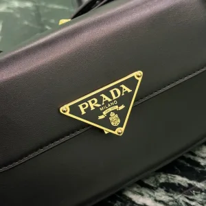 Prada Camera Bag Small Black Gold Hardware