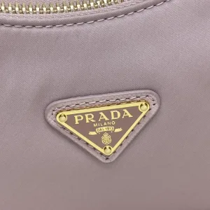 Prada Mini Hobo Small Pink Gold Hardware