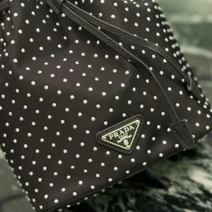 Prada ReNylon Backpack Small Black Silver Hardware