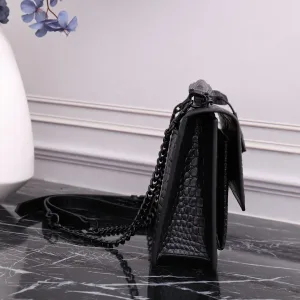 Saint Laurent Kate Chain Bag Small Black Silver Hardware Exact Size Unknown 217