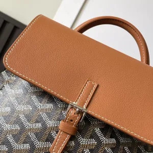 Goyard Alpin Mini Backpack Small Black Orange 23cm