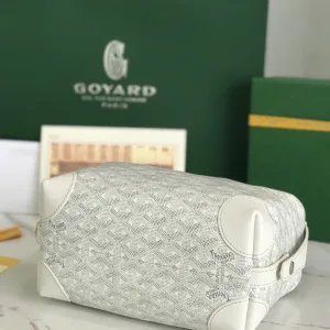 Goyard Boeing 25 Toiletry Bag Small White 25cm