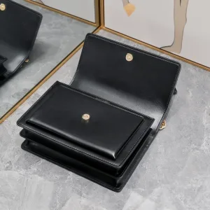 Saint Laurent Kate Chain Bag Small Gray Gold Hardware Exact Size Unknown 056