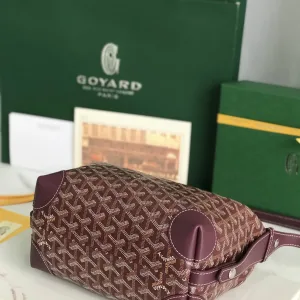 Goyard Croisiere Shoulder Bag Medium Burgundy 28cm