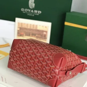 Goyard Croisiere Shoulder Bag Medium Red 28cm