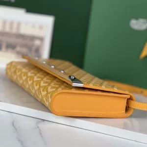 Goyard Plumet Pocket Wallet Small Yellow 20cm