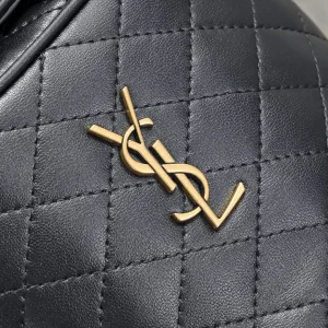 Saint Laurent Bucket Bag Medium Gray Gold Hardware Exact Size Unknown 031