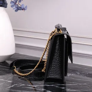 Saint Laurent Kate Chain Bag Small Gray Gold Hardware Exact Size Unknown 218
