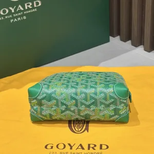 Goyard Senat Pouch Mini Green 16cm
