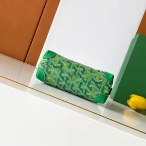 Goyard Senat Pouch Small Green 20cm