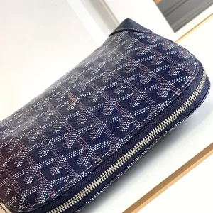 Goyard Senat Pouch Small Navy 20cm