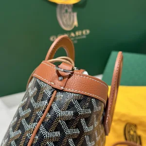 Goyard Vendome Mini Tote Bag Small Black Brown 24cm