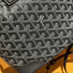 Goyard Vendome Mini Tote Bag Small Black Brown 24cm 2