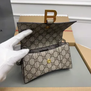 Balenciaga Monaco Chain Bag Small Beige Monogram 25cm